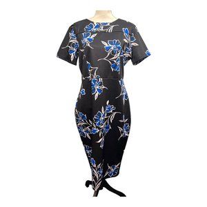🖤💙 Alexia Admor Womens XL Scuba Sheath Midi Dress